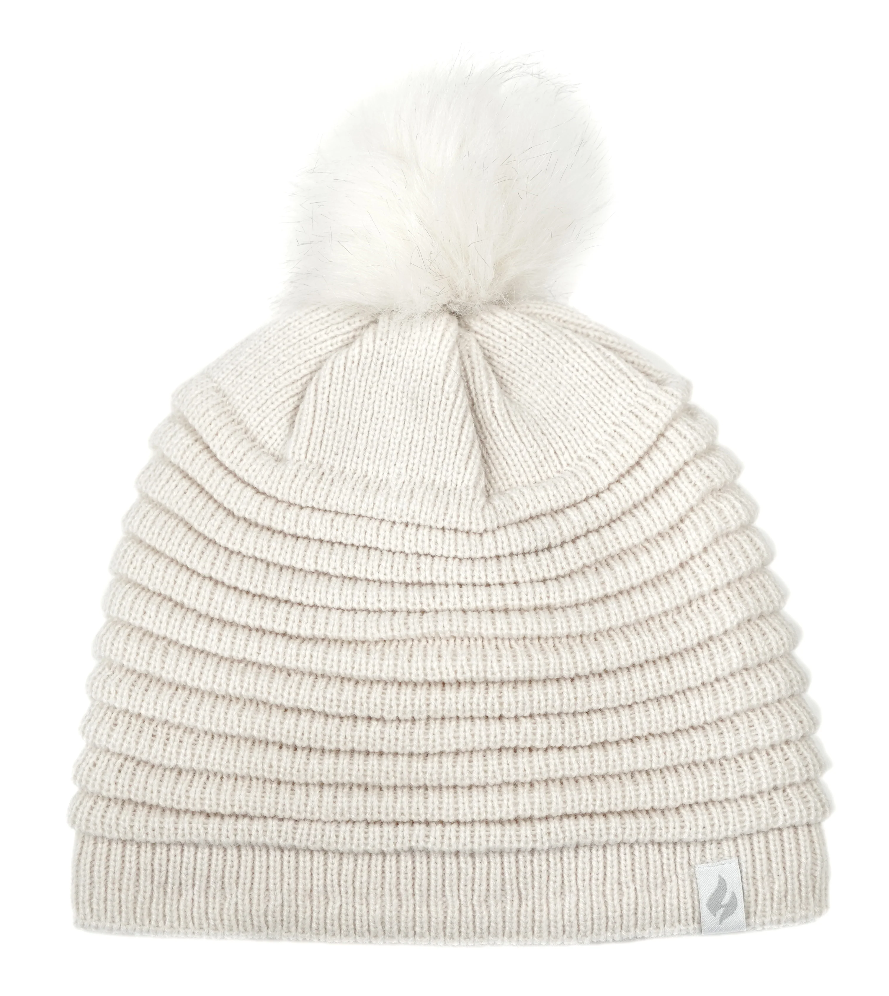 Women's Cannes Ribbed Hat With Pom Pom - Image 4