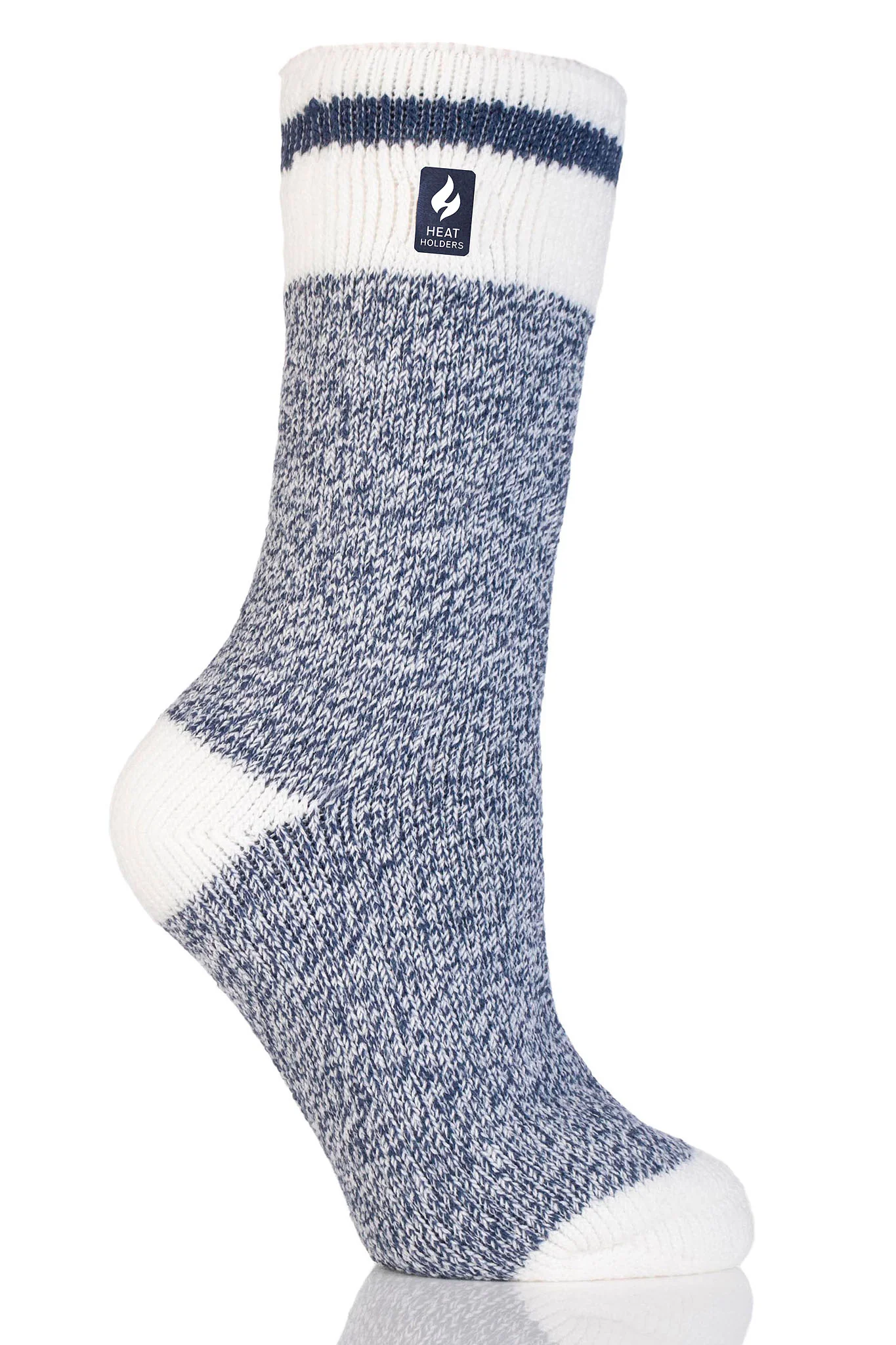 Women's Cream Block Twist Socks - Image 4