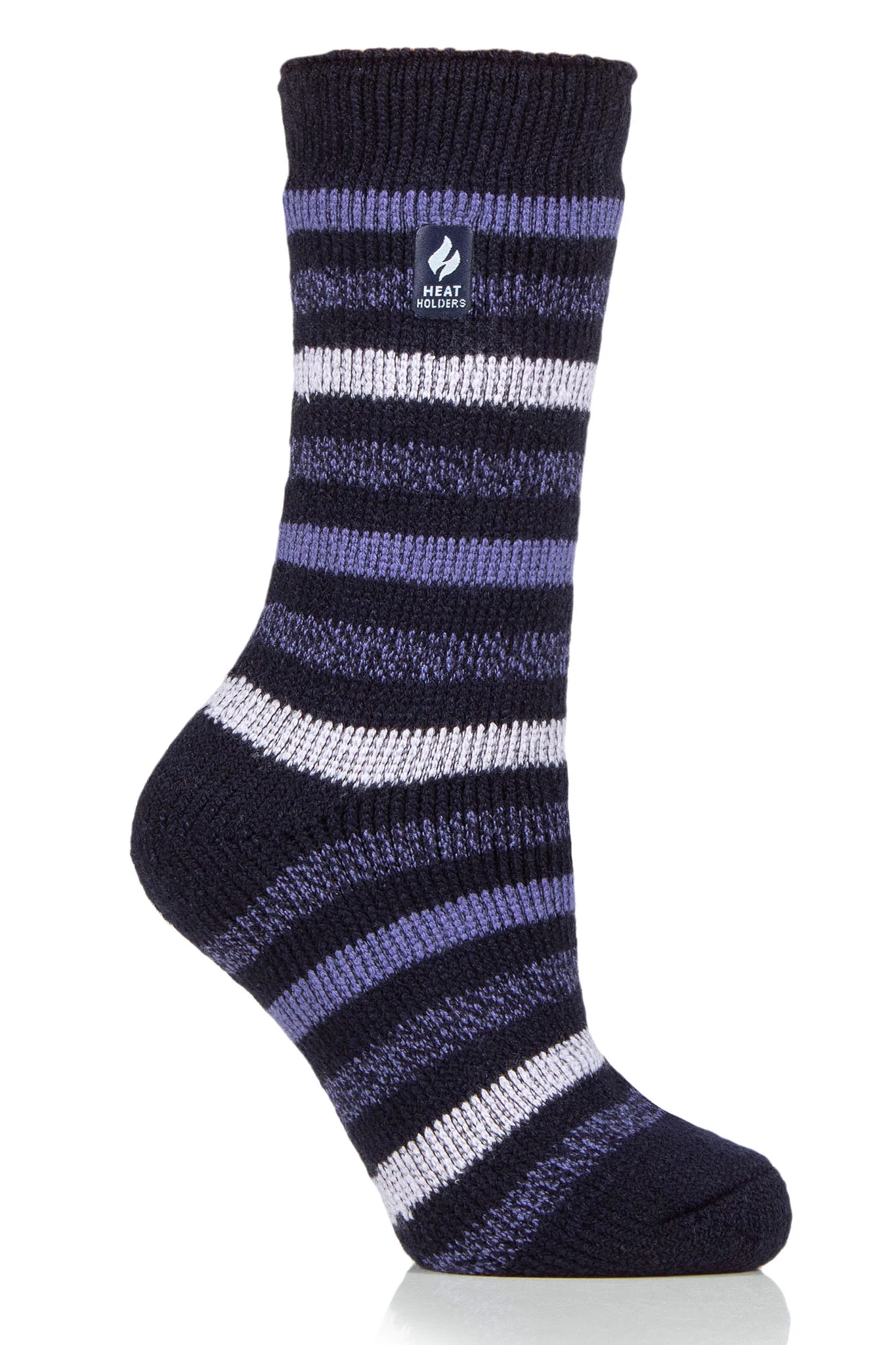 Women's Rosebud ORIGINAL™ Multi Twist Stripe Crew Socks - Image 4