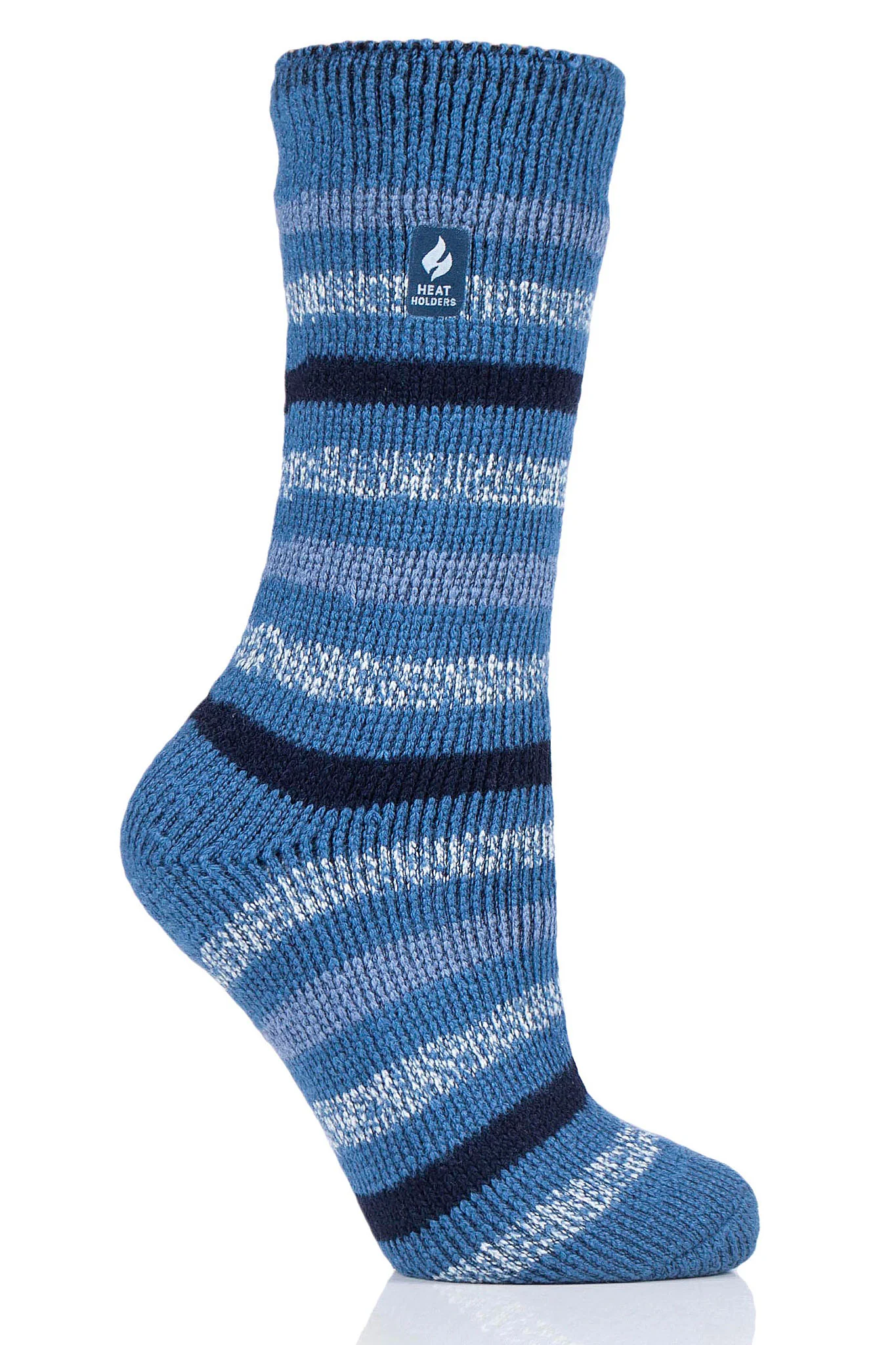 Women's Rosebud ORIGINAL™ Multi Twist Stripe Crew Socks - Image 5